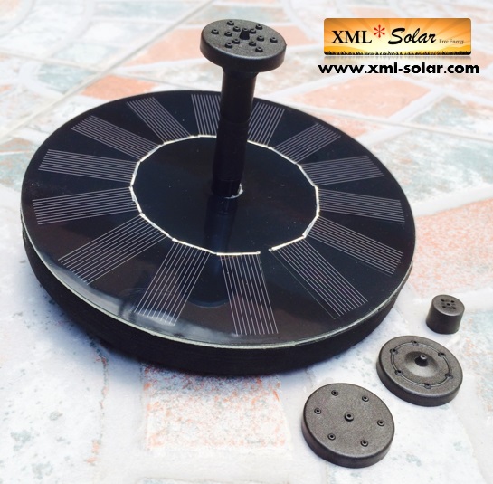 Fountain with solar energy (Circle shape)