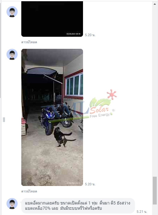 ไฟสปอตไลท์โซล่าเซลล์ 30 Watt กล่องสีน้ำตาล (เปิดได้ 3 แสง)