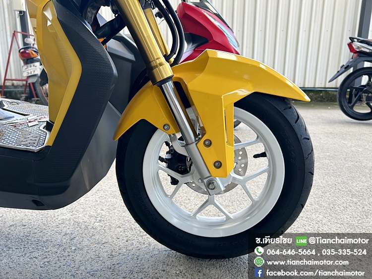 ★ดาวน์ 5,000★ZOOMER-X ปี66 สีเหลือง วิ่งน้อย ชุดสวยรอบคัน เดิมๆทั้งคัน เครื่องแน่น เครื่องดี ศูนย์ดี รถพร้อมใช้งาน ราคา 43,900