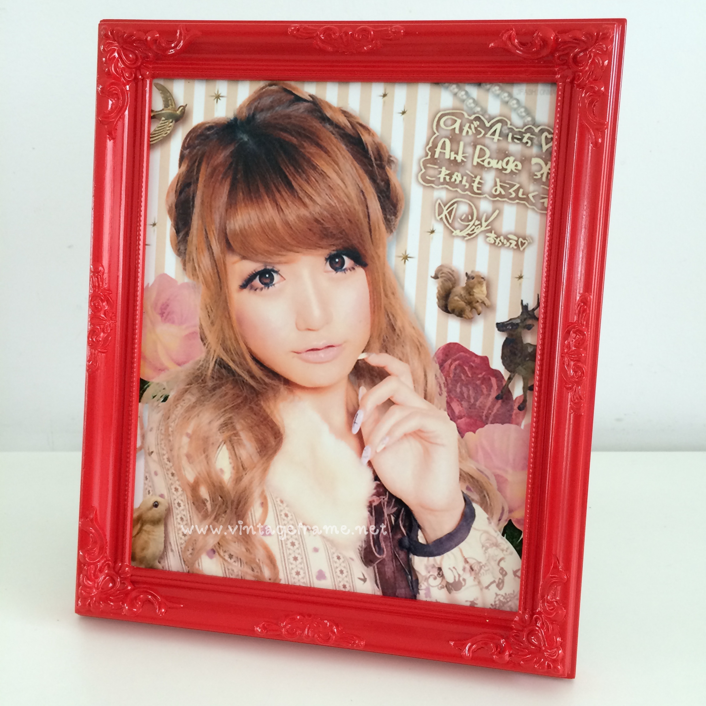 หลุยส์ยุโรป ขนาด 8x10 นิ้ว สีแดง