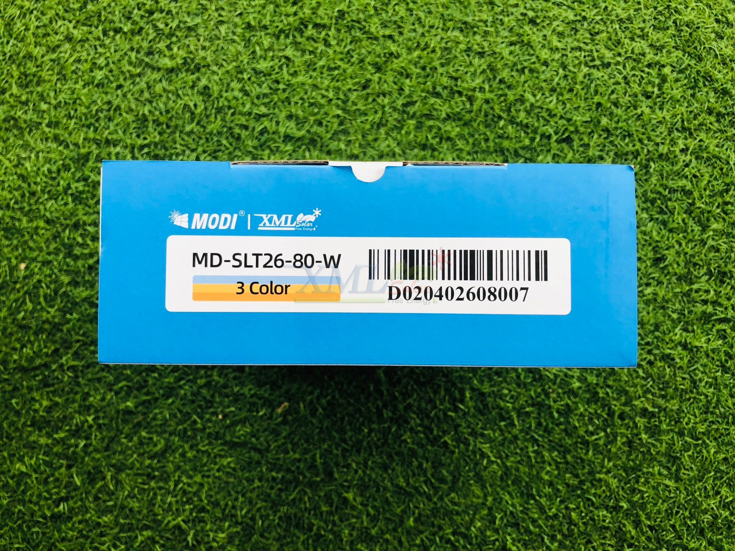 โคมไฟถนนโซล่าเซลล์ 80W รุ่น MD-SLT26-80W (เปิดได้ 3 แสง)