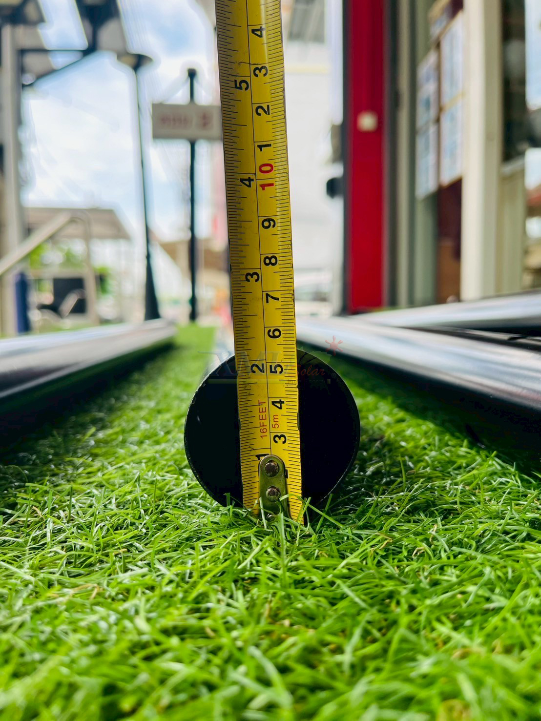 เสาขนาด 2 นิ้ว สูง 4 เมตร (ปลาย 3 นิ้ว)