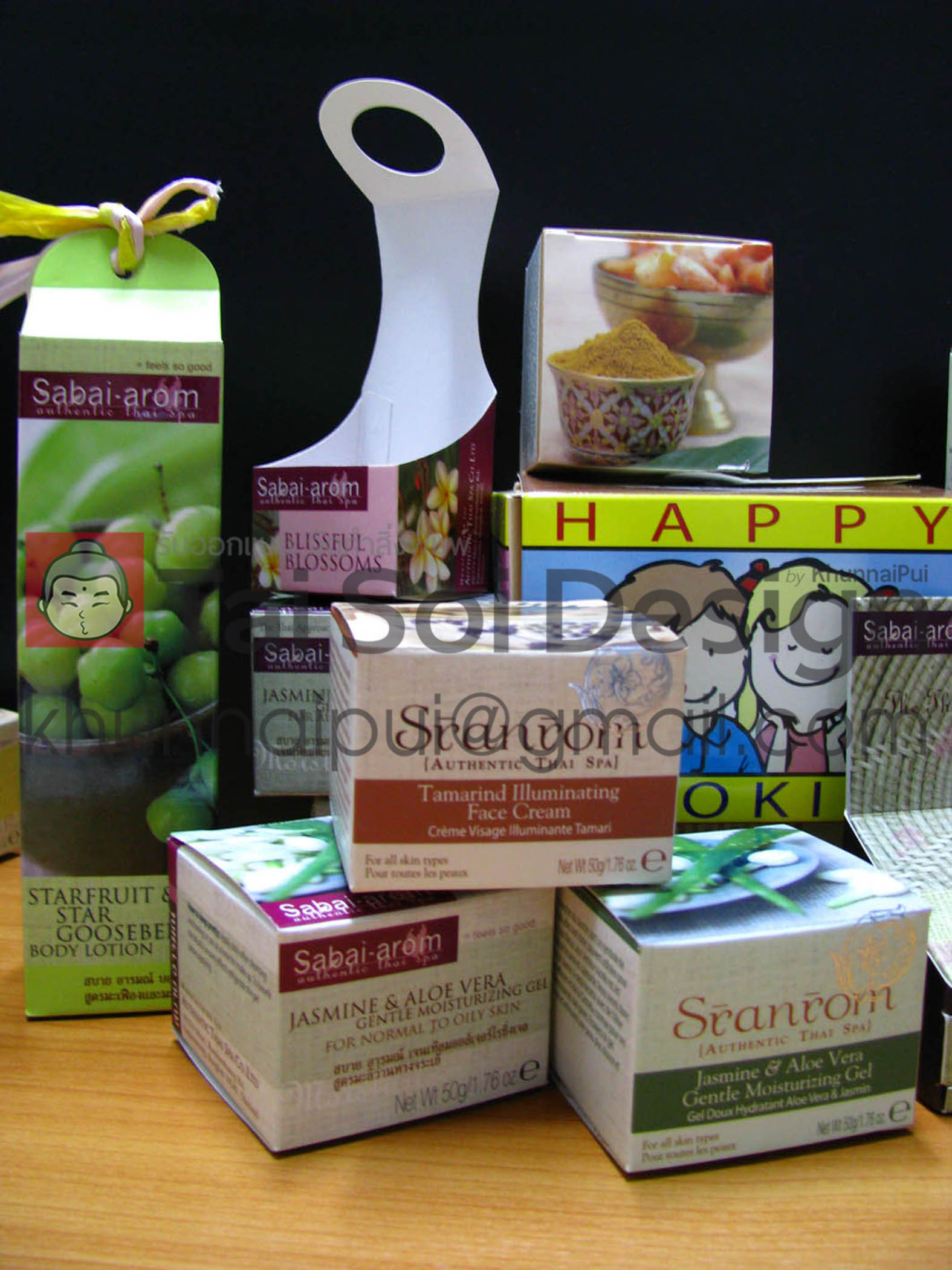 กล่องครีม ออเทนติกไทยสปา