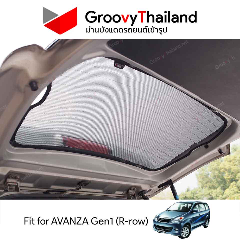 ม่านหลัง TOYOTA AVANZA Gen1 R-row (1 pcs)