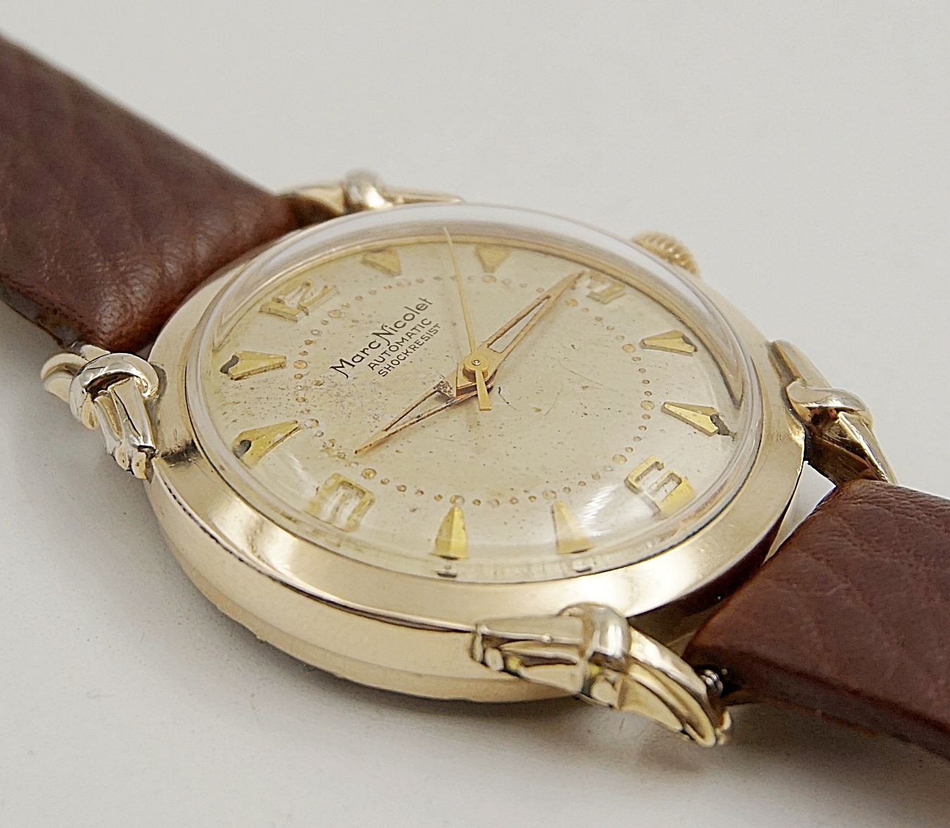 นาฬิกาเก่า MARC NICOLET ออโตเมติก
