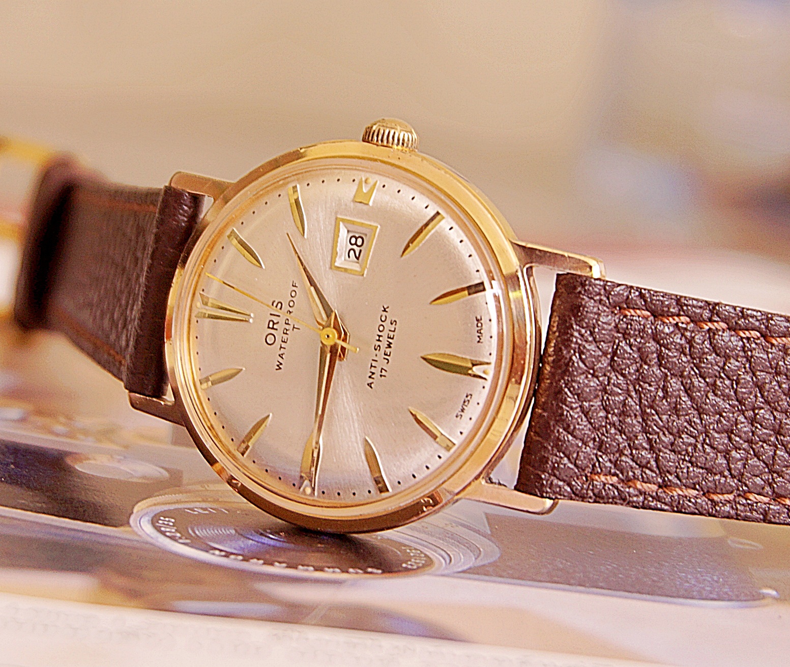 นาฬิกาเก่า ORIS ไขลาน