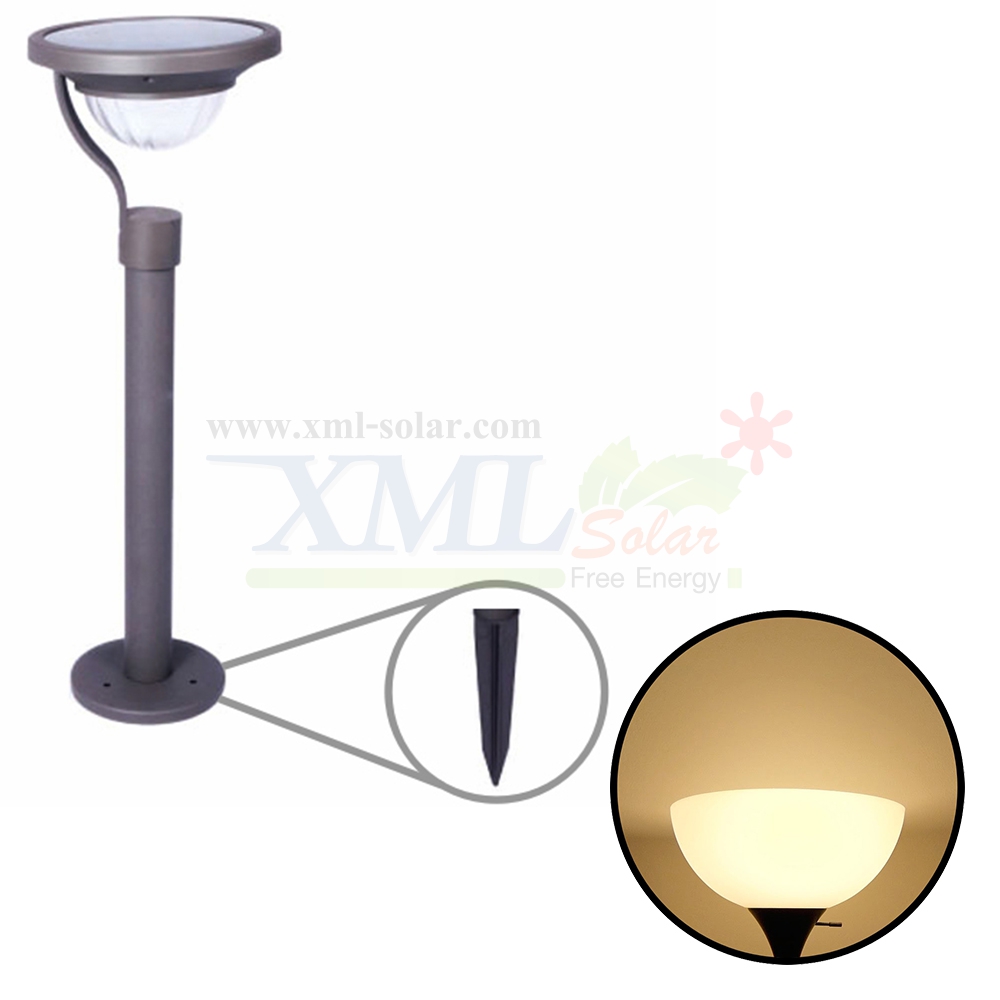 ไฟปักสนามโซล่าเซลล์ 2 SMD LED (เเสง : เหลืองวอมไวท์)