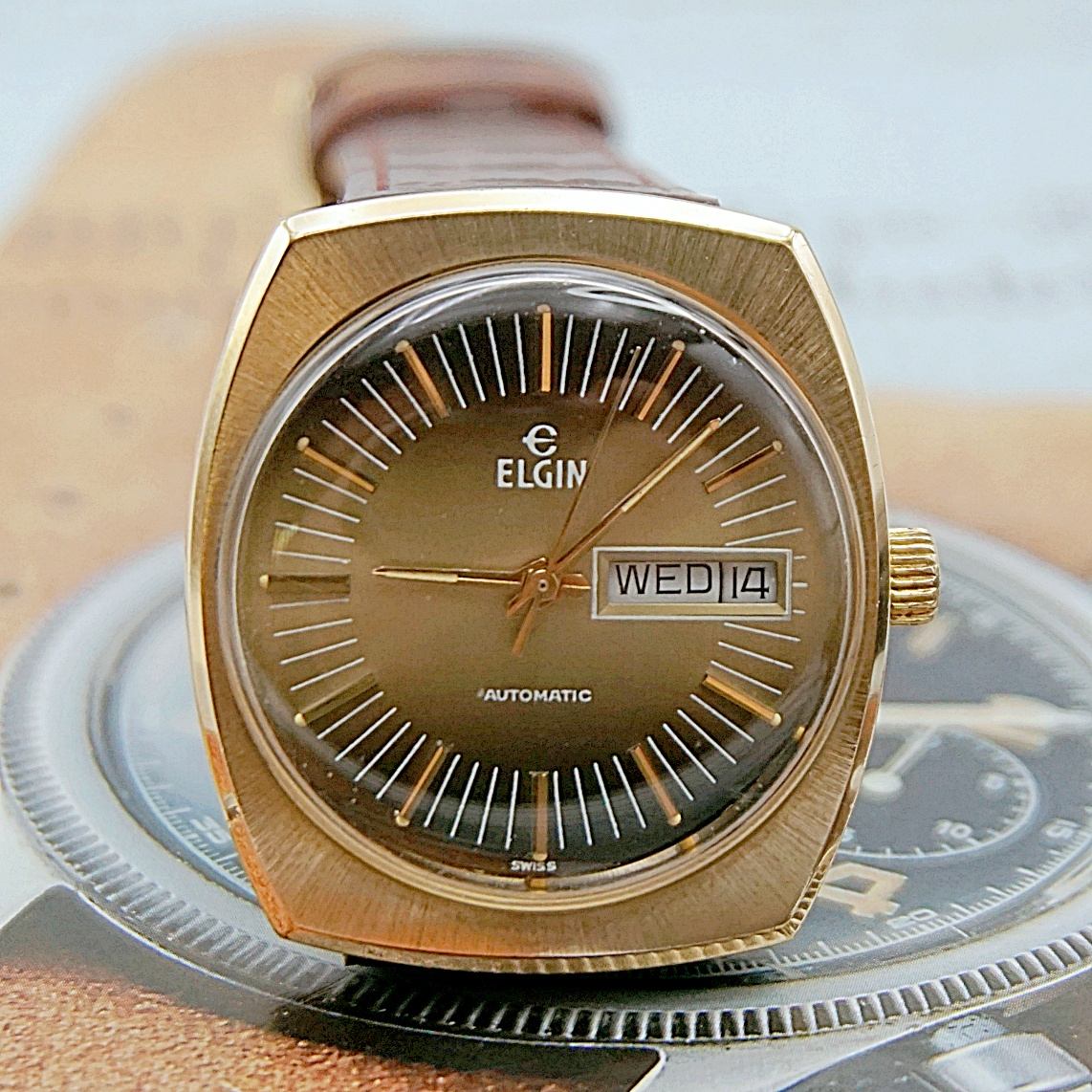 นาฬิกาเก่า ELGIN ออโตเมติก