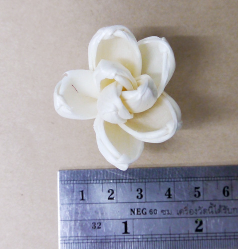 ก้านไม้งา 10" + ดอกไม้ดูดน้ำหอม 5 ช่อ (ดอกไม้ 4 ดอก/ช่อ)