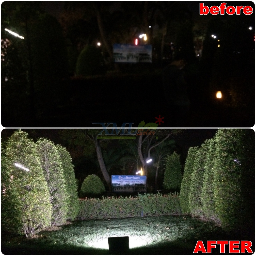 สปอร์ตไลท์โซล่าเซลล์ 100 W. รุ่นใหม่ JD8800L (แสง : ขาว)