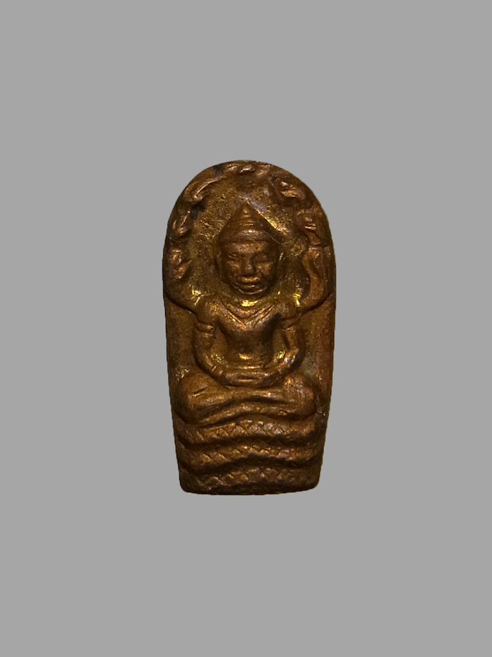 พระนาคปรกใบมะขาม หลวงปู่ทิม รุ่นชินบัญชรมหาโสฬส ปี2533