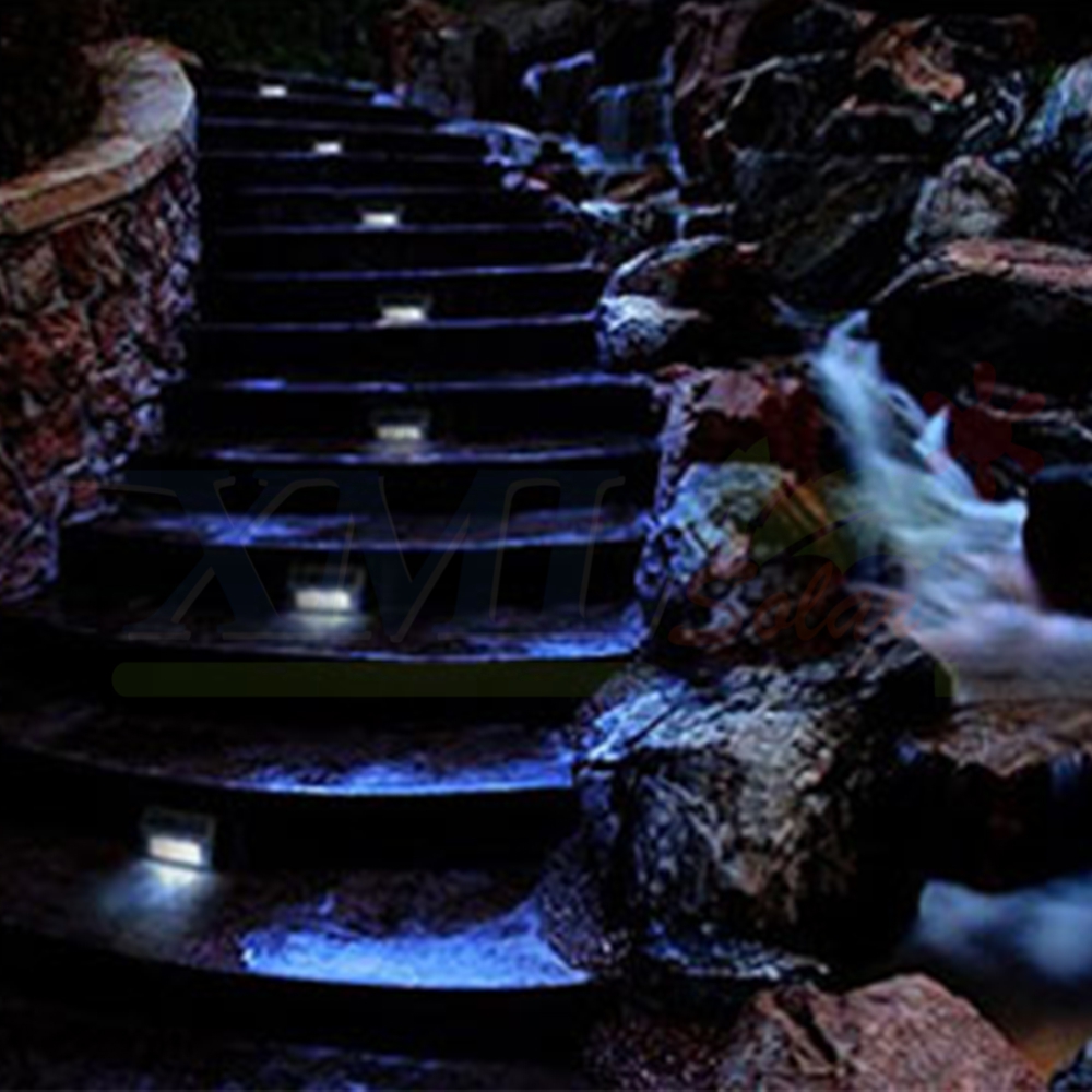 โคมไฟโซล่าเซลล์ติดผนัง 3 LED V.2 (แสง : ขาว)