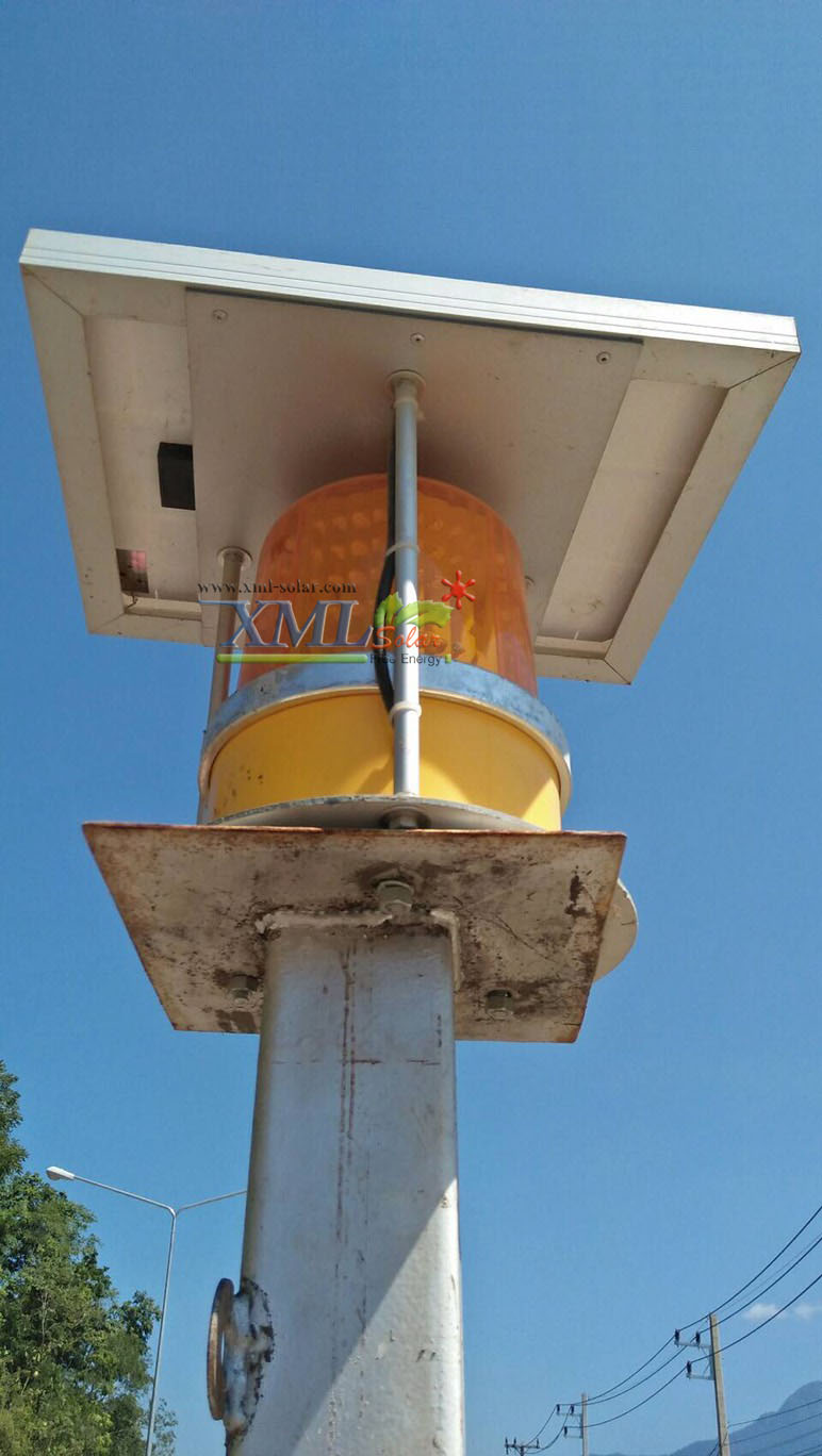 ไฟไซเรนพลังงานแสงอาทิตย์ (แสง : สีเหลือง) 10 watt