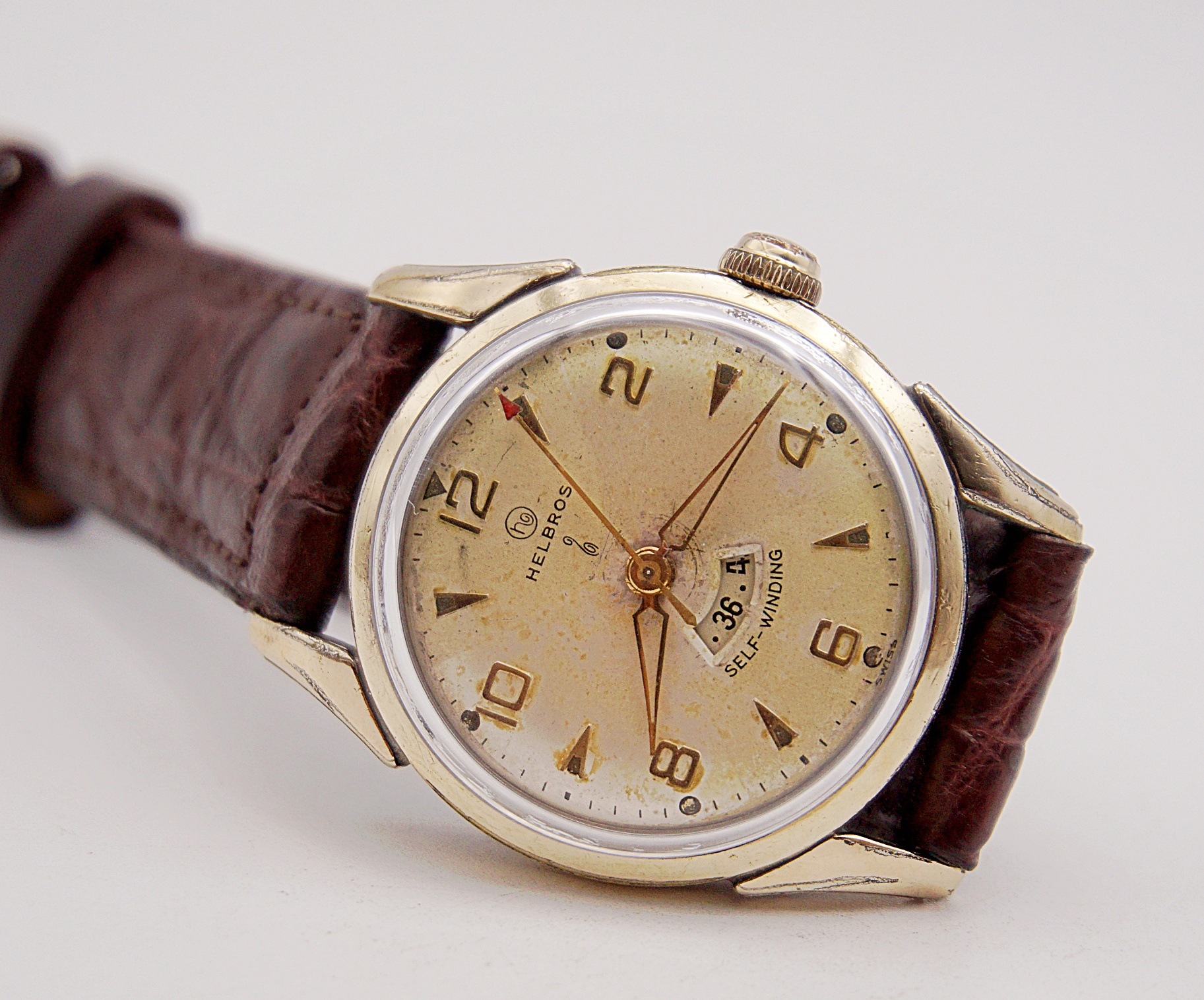 นาฬิกาเก่า HELBROS ออโตเมติก