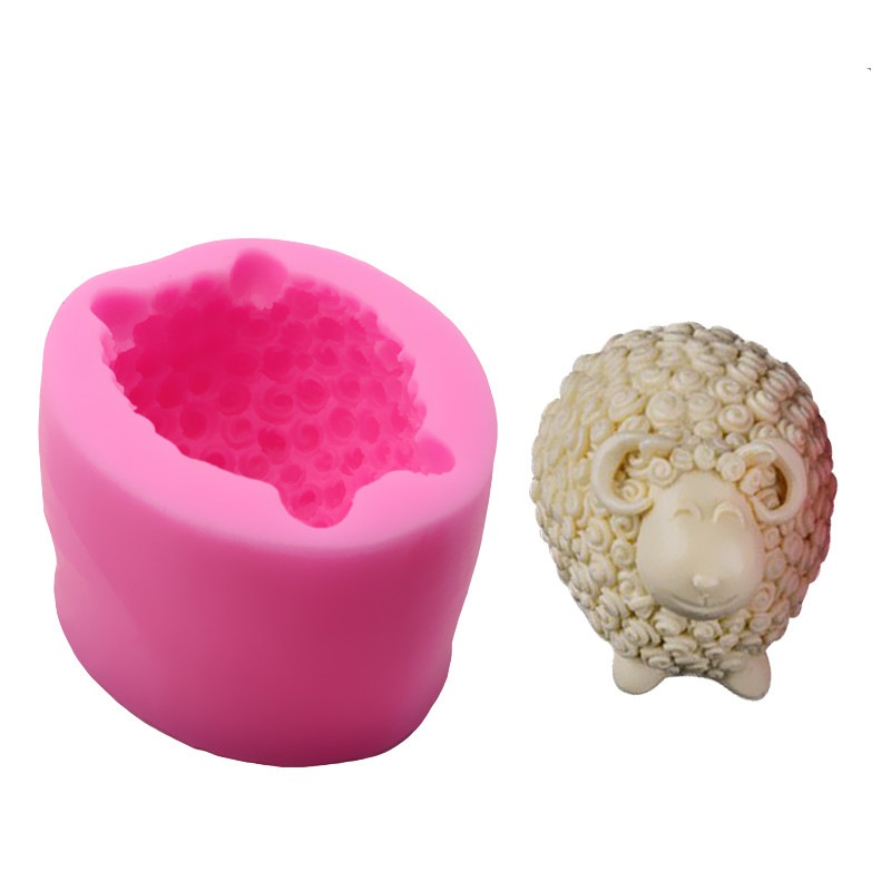 โมล(Mold) แม่พิมพ์ซิลิโคน ทำวุ้น ขนม สบู่ งานdiy รูปแกะ