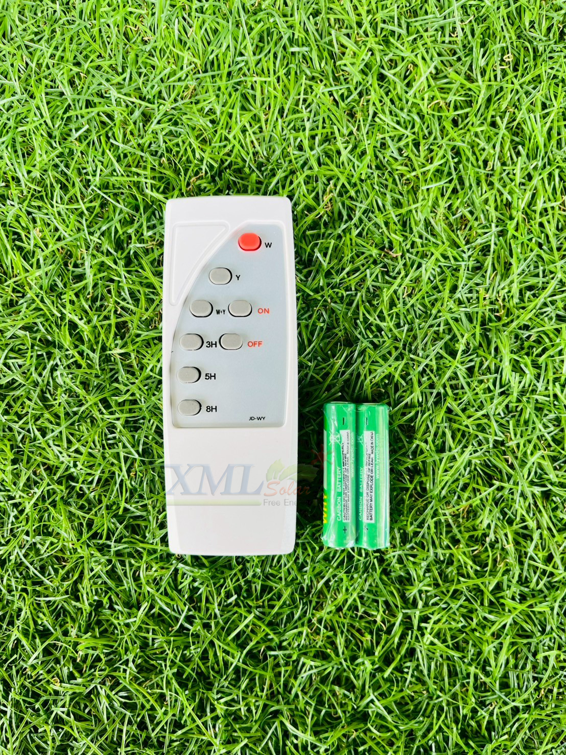 โคมไฟหัวเสาโซล่าเซลล์ รุ่น JD-X29 (เปิดได้ 3 แสง)