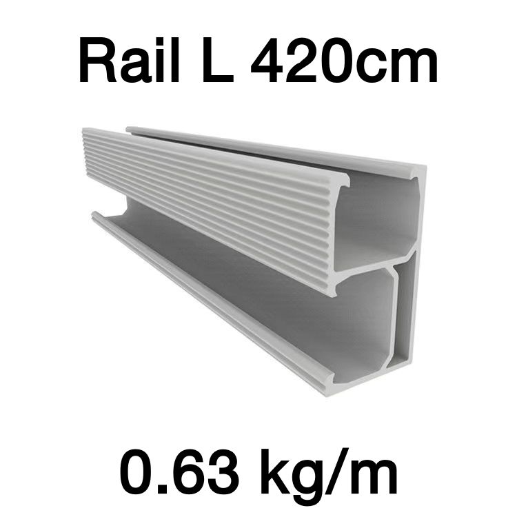 Solar Rail รางอลูมิเนียมยึดแผง ยาว 420 cm.
