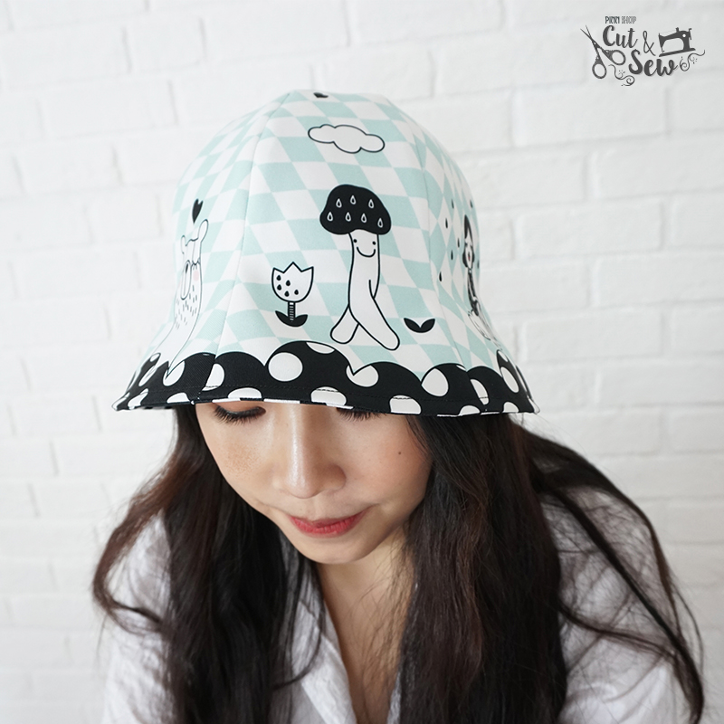พิมพ์ลายสำหรับเย็บ หมวก Tulip Hat