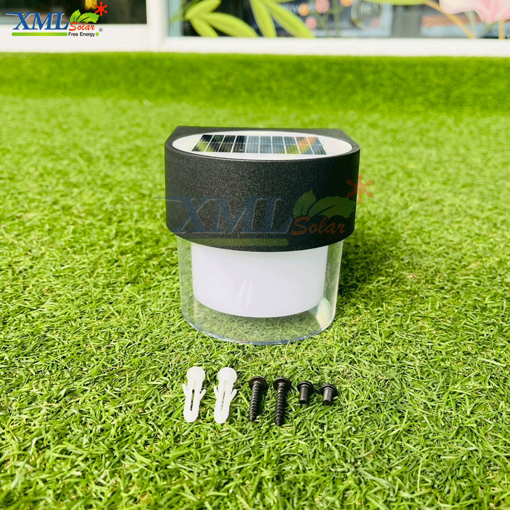 โคมไฟติดผนังโซล่าเซลล์ รุ่น XML-LSXML-168A