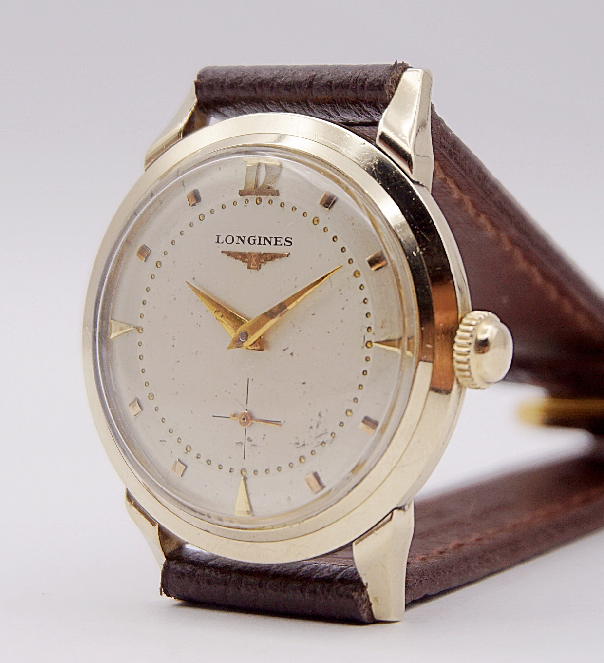 นาฬิกาเก่า LONGINES ไขลานสองเข็มครึ่ง