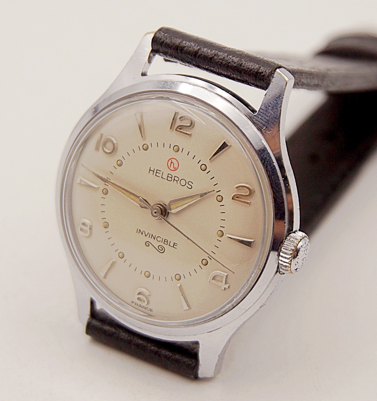 นาฬิกาเก่า HELBROS ไขลาน