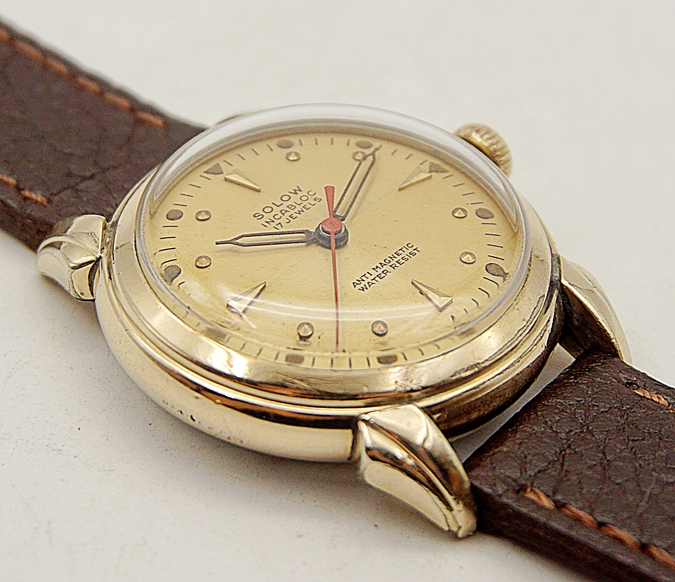 นาฬิกาเก่า SOLOW ไขลาน