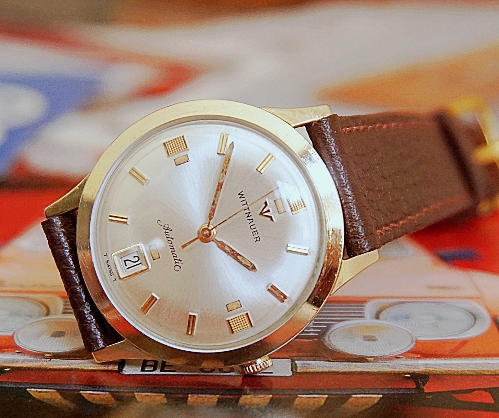 นาฬิกาเก่า WITTNAUER BY LONGINES ออโตเมติก