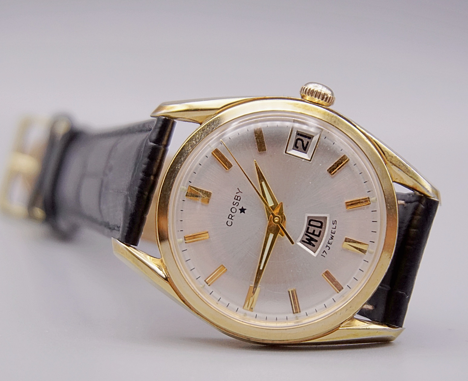 นาฬิกาเก่า CROSBY ไขลาน