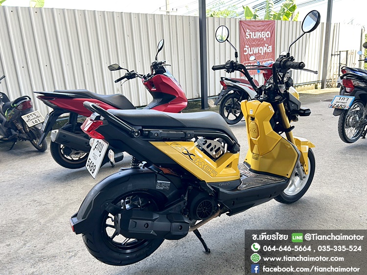 ★ดาวน์ 5,000★ZOOMER-X ปี66 สีเหลือง วิ่งน้อย ชุดสวยรอบคัน เดิมๆทั้งคัน เครื่องแน่น เครื่องดี ศูนย์ดี รถพร้อมใช้งาน ราคา 43,900