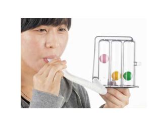 เครื่องบริหารปอด triballs triflow spirometer
