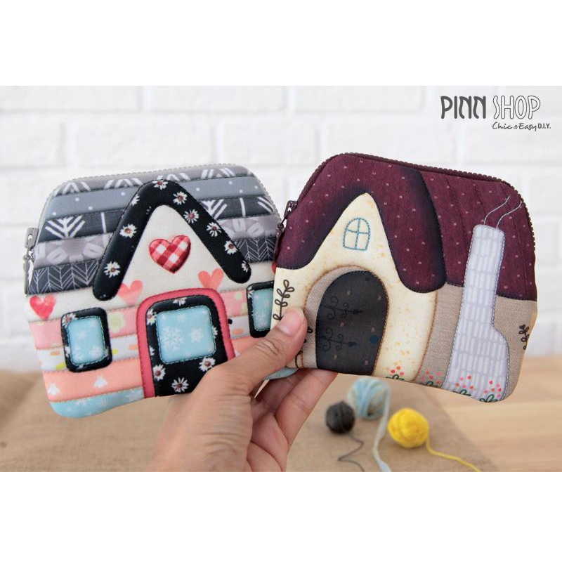 ผ้าพิมพ์ลาย Mini Hut 2