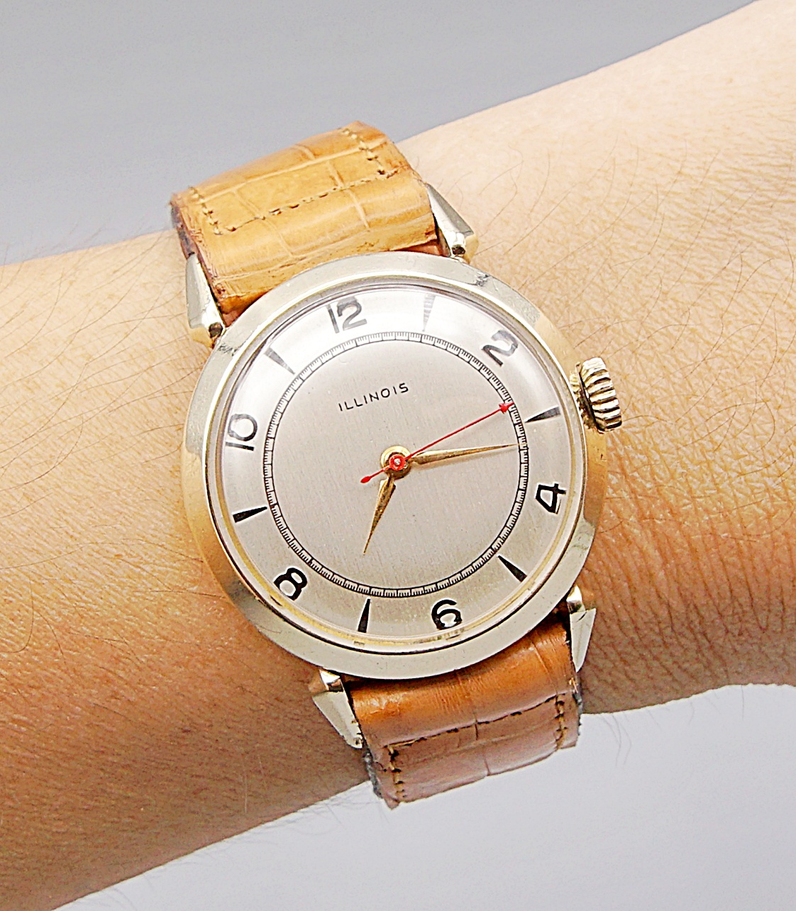 นาฬิกาเก่า ILLINOIS ออโตเมติก