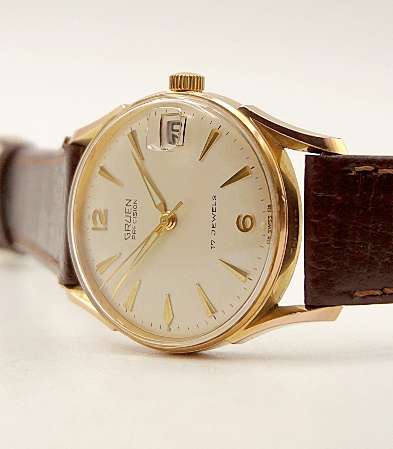 นาฬิกาเก่า GRUEN ไขลาน