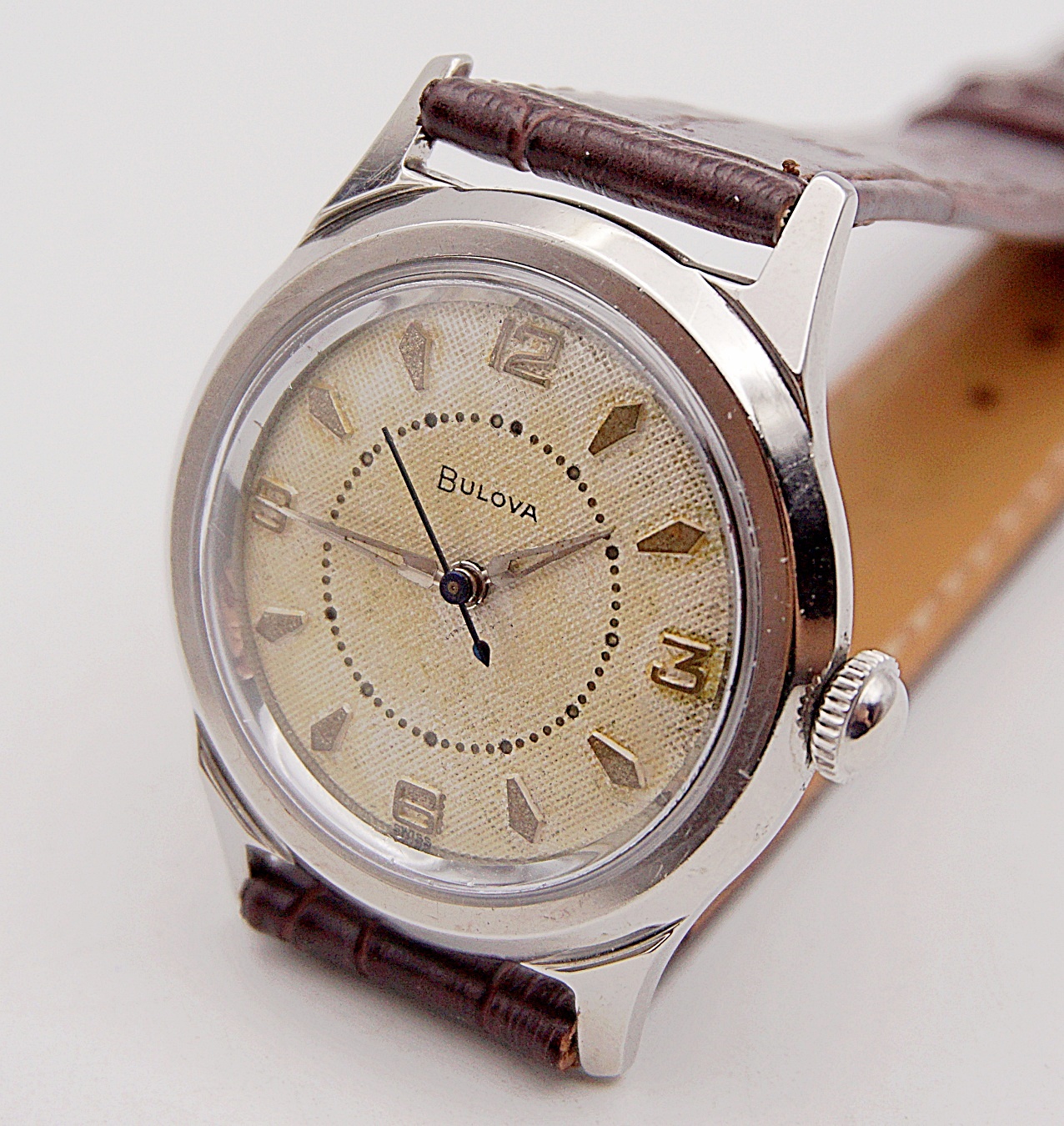 นาฬิกาเก่า BULOVA ไขลาน