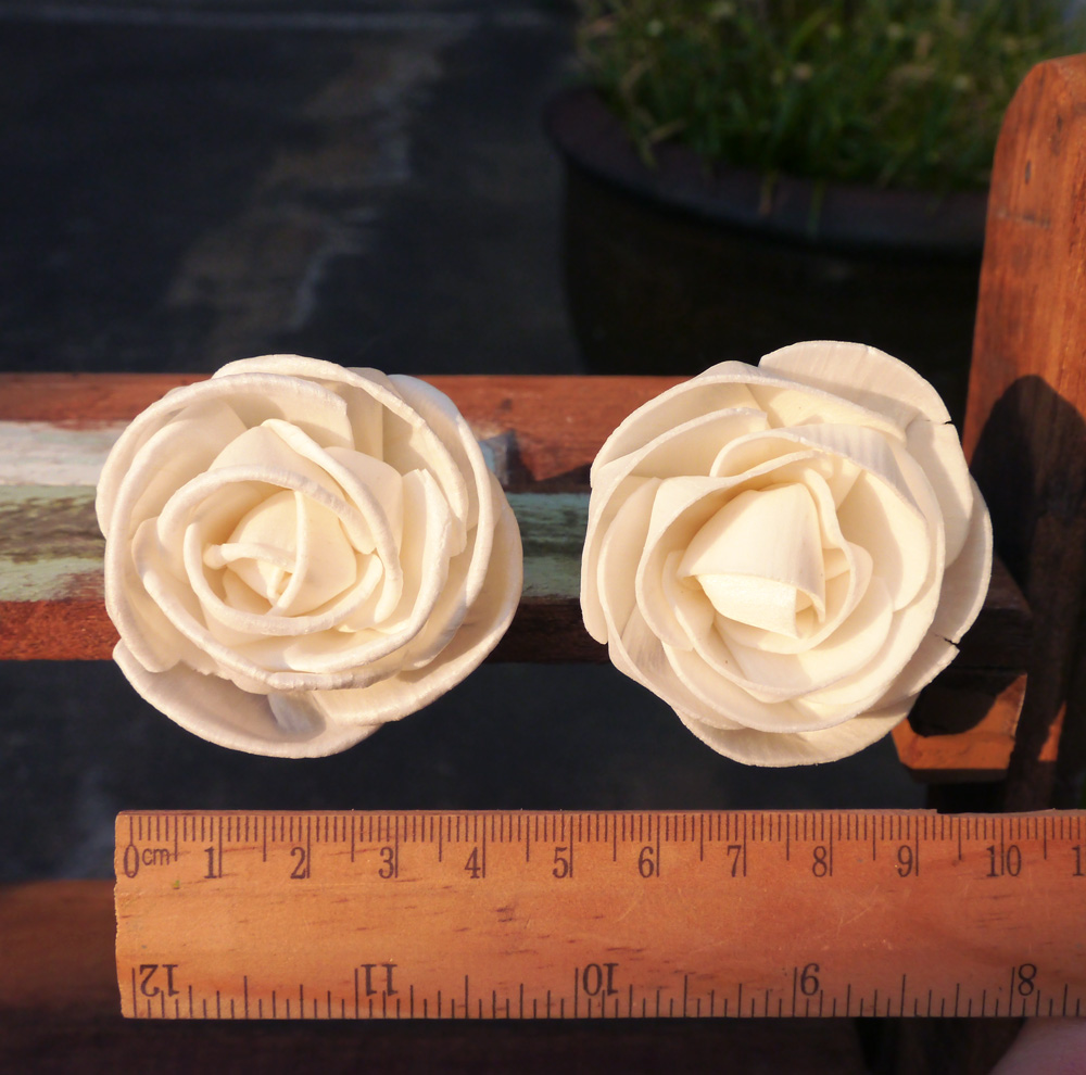 ดอกกุหลาบมอญกลีบม้วน 4cm