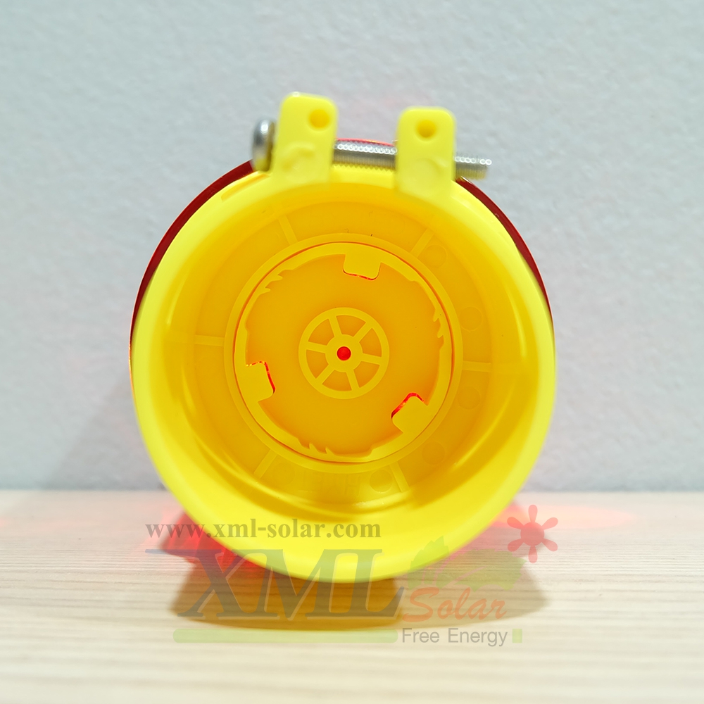 ไฟเตือนกรวยจราจร ฉุกเฉิน พลังงานเเสงอาทิตย์ (เเสง : สีเเดง)