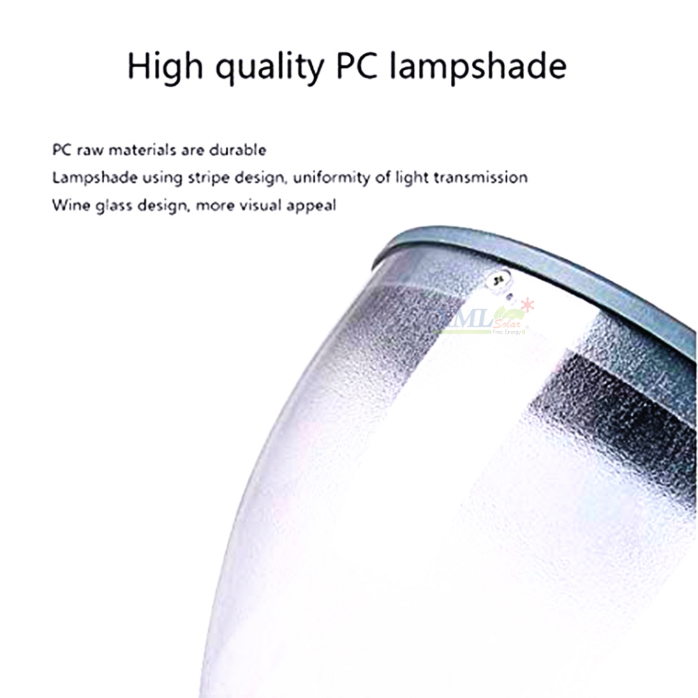 ไฟตั้งพื้นโซล่าเซลล์ 30 SMD LED (เเสง : ขาว)