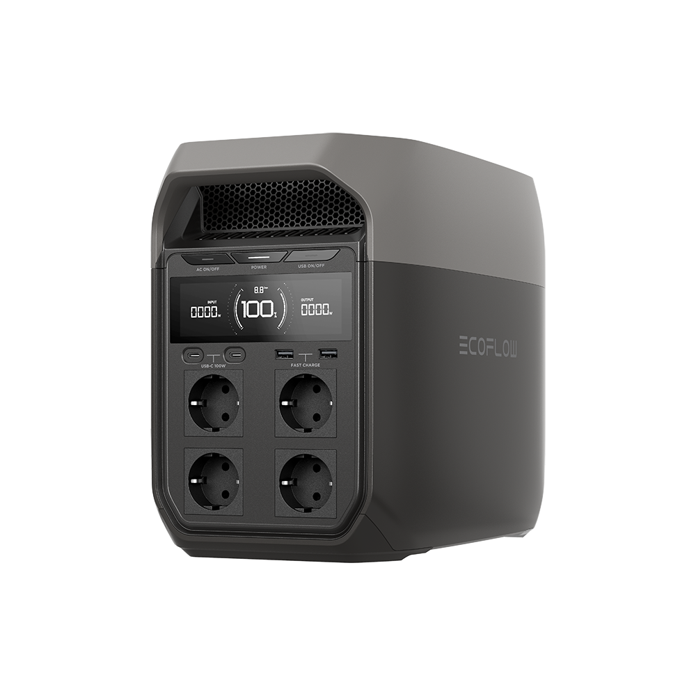ชุดไฟอเนกประสงค์โซล่าเซลล์ รุ่น DELTA 3 (กำลังสูงสุด 3600W) + แผงโซล่าเซลล์ 160W