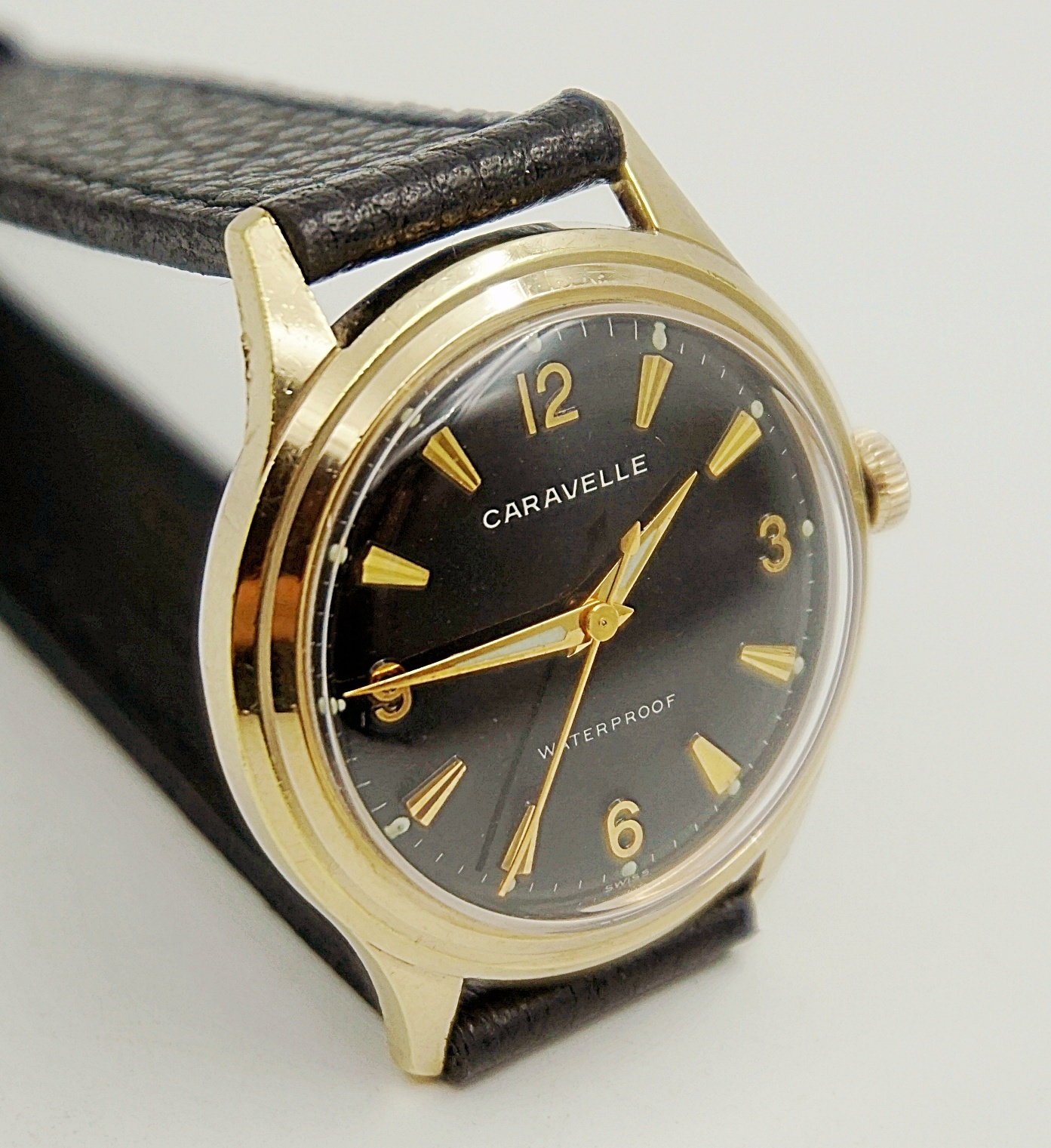 นาฬิกาเก่า CARAVELLE ไขลาน