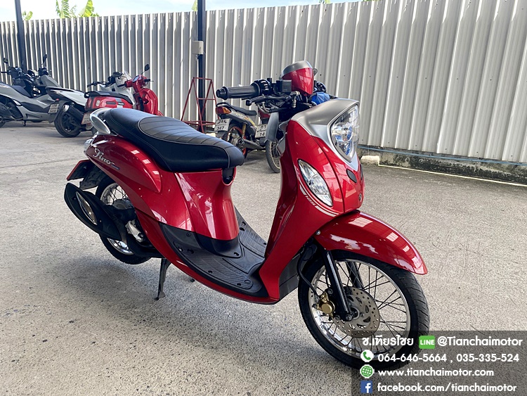 ★ดาวน์3,500★FINO ปี66 สีแดงสุดฮิต วิ่งเพียง 9000 กิโล ชุดสีสวยรอบคัน เครื่องเดิมดี เครื่องดี ศูนย์ดี ประหยัดน้ำมัน ราคา 40,900