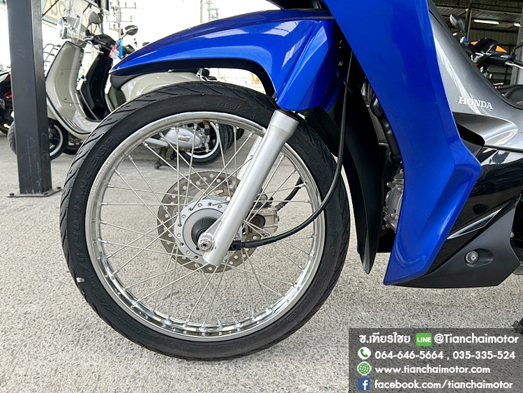 WAVE110I ปี66 สีน้ำเงิน ชุดสีสวยรอบคัน เครื่องเดิมๆ ศูนย์ดี เครื่องแน่น ขับขี่นิ่มๆ ประหยัด ใช้งานทนทาน ราคา 38,900