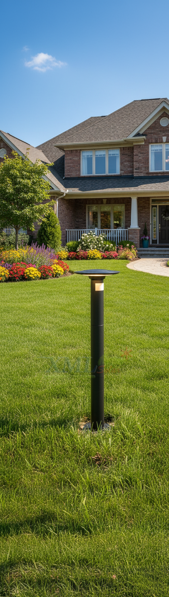 โคมไฟปักสนามโซล่าเซลล์ รุ่น TC-231 (เปิดได้ 2 แสง)