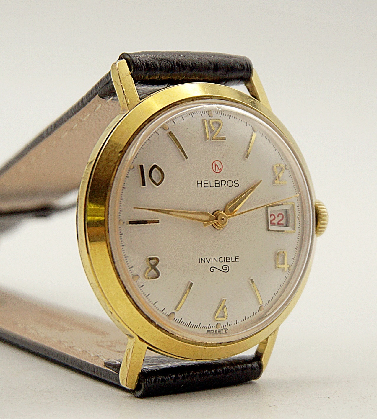 นาฬิกาเก่า HELBROS ไขลาน