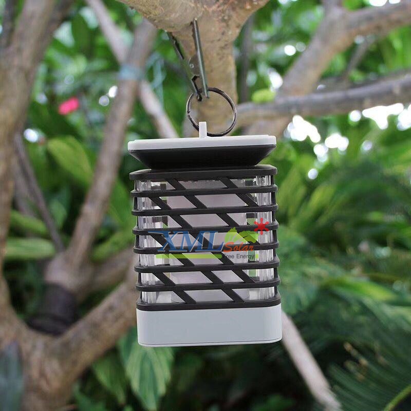 ไฟห้อยโซล่าเซลล์ ทรงสี่เหลียม ตาข่าย (แสง: เปลวไฟเหลืองวอมไวท์)
