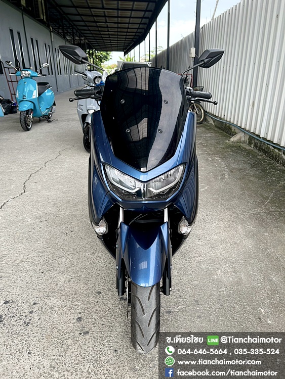 ★ฟรีดาวน์★N-MAX ปี 66 สีน้ำเงิน วิ่งน้อย ขับขี่นิ่มๆ เครื่องเดิมๆ ดอกยางแน่น เครื่องดี ศูนย์ดี ตัวรถพร้อมใช้งาน ราคา 77,500