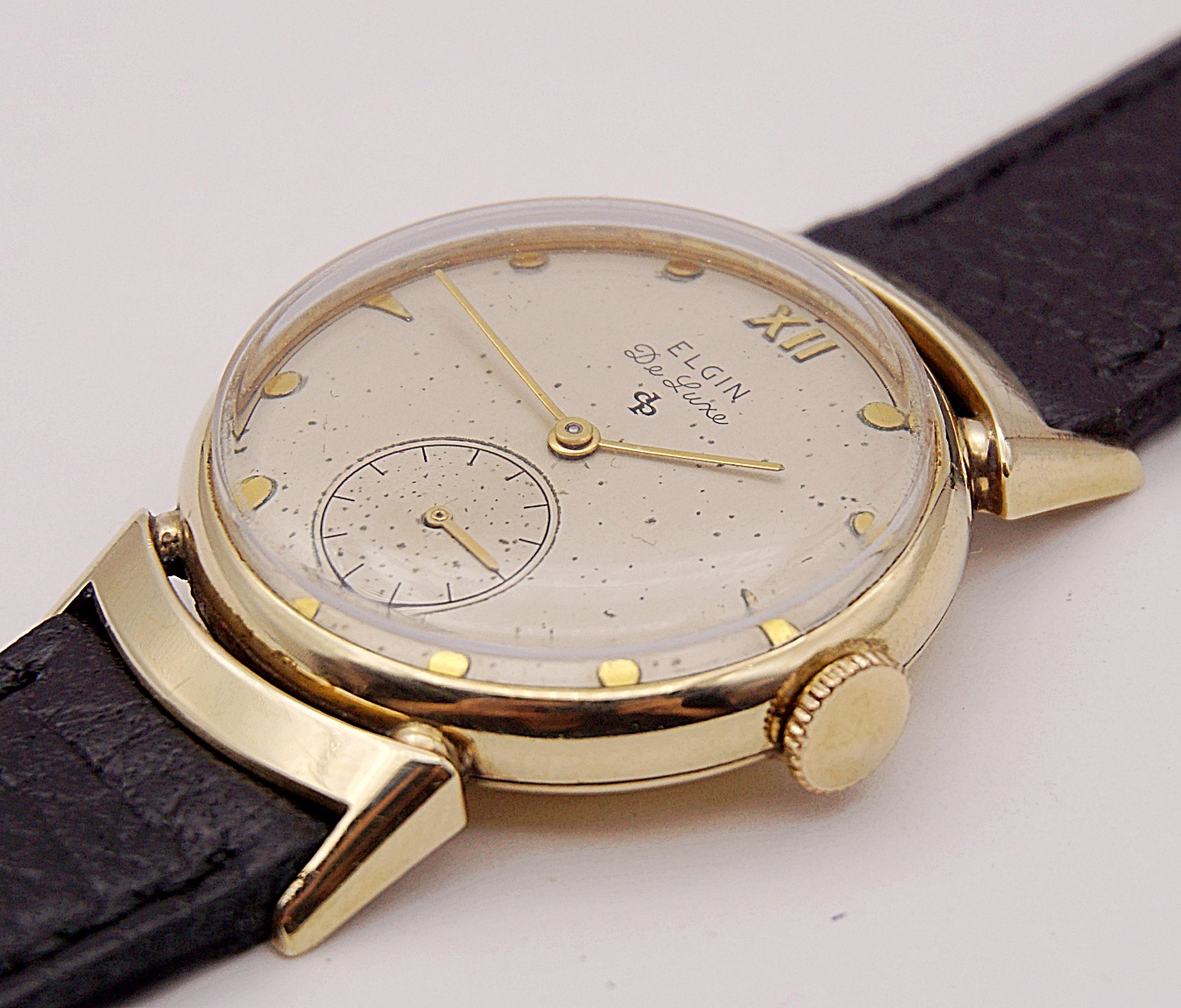 นาฬิกาเก่า ELGIN ไขลานสองเข็มครึ่ง
