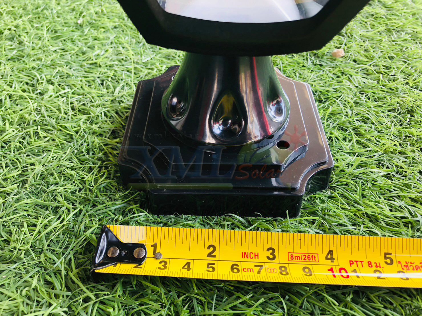 โคมไฟหัวเสาโซล่าเซลล์ JD-X90 (เปิดได้ 3 แสง)(1 แถม 1)