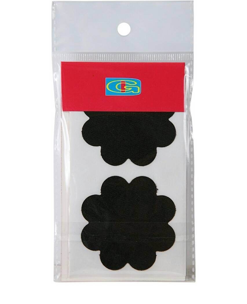 สติ๊กกเกอร์แปะจุกนม แบบดอกไม้ สีดำ 1 แพค มี 5 คู่ ราคาแพคละ 100 บาท