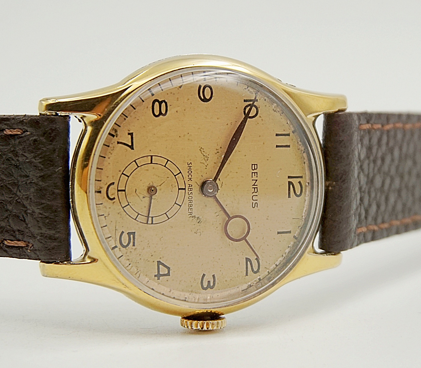 นาฬิกาเก่า BENRUS ไขลานสองเข็มครึ่ง