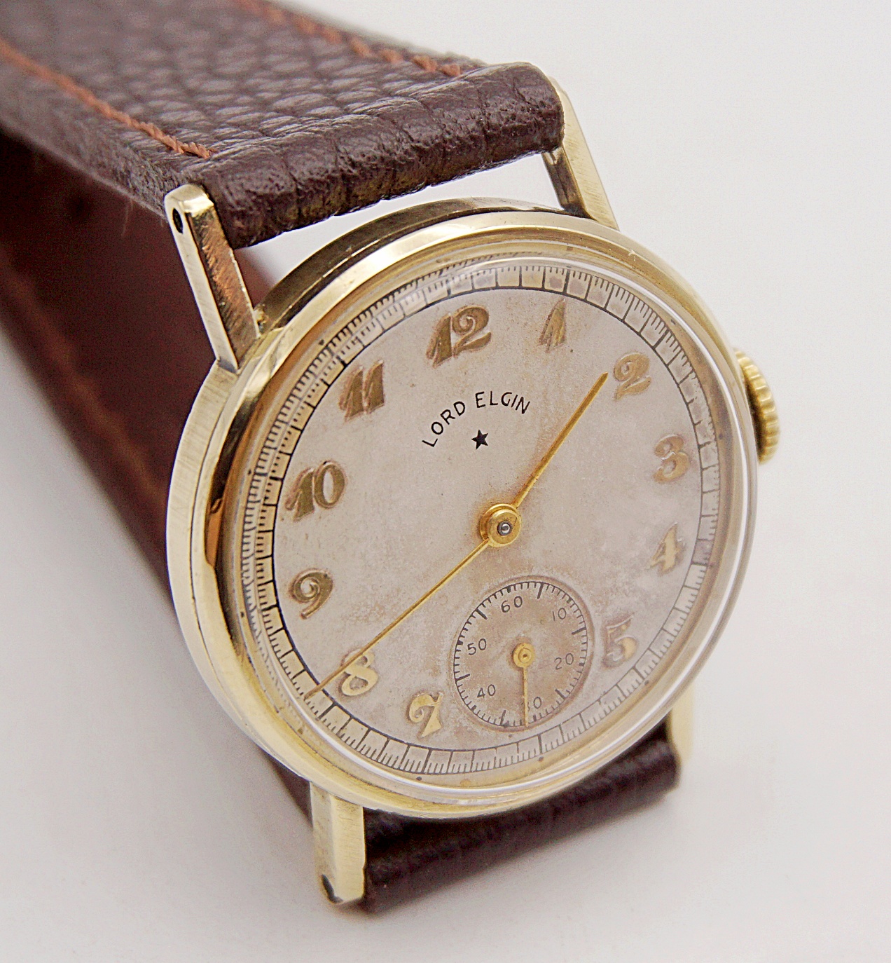 นาฬิกาเก่า LORD ELGIN ไขลานสองเข็มครึ่ง